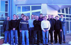 LMP übernimmt den Vertrieb von LSC Lighting Systems in Deutschland LSC Task Force von LMP mit Pete Floyd (4. von rechts, Foto: LMP)