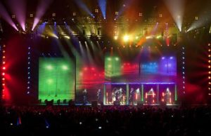Lichtdesign von Baz Halpin für Westlife Lichtdesign von Baz Halpin für Westlife