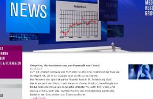 Media Resource Group geht mit neuer Homepage online Die neue Homepage der Media Resource Group aus Crailsheim ist online gegangen. Neben allgemeinen Informationen sowie Details zu den Leistungsbereichen des Unternehmens gehören jetzt auch aktuelle News-Meldungen und Bildergalerien zum Angebot der Website. Für den Besucher sollen sich damit immer wieder neue Anlässe ergeben, um die Homepage des Eventdienstleisters anzuklicken. Der Fokus der Seite liegt auf einem großen Bild-Header. Die umfangreichen Galerien im Referenz-Bereich gewähren Einblicke in die Arbeit des Unternehmens.