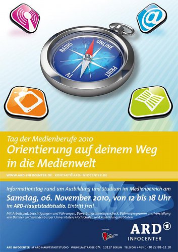 Tag der Medienberufe im ARD-Hauptstadtstudio am Samstag