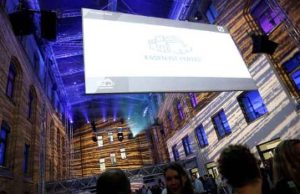 Stageco errichtete temporären Dachbau Stageco errichtete temporären Dach-Sonderbau