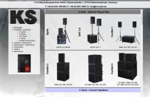 KS Audio präsentiert neuen Internet-Auftritt KS Audio präsentiert neuen Internet-Auftritt