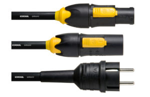 Hochbelastbare Powercon True 1 Kabelserie von Cordial