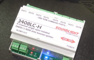 Neuer DMX RDM Splitter 3408LC-H  von Soundlight