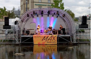 Seebühne von Gemco bei der Landesgartenschau in Schwäbisch Gmünd