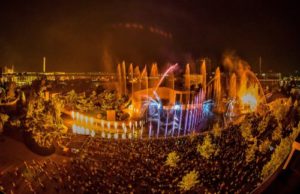 Effektreicher Einsatz von Lunatx bei den Wassershows der Autostadt