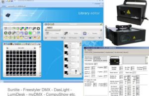 DMX-Software Fixture Profiles und Presets für Laserworld Laser verfügbar