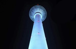 Laser Imagineering C-LED werben in Berlin für Olympia