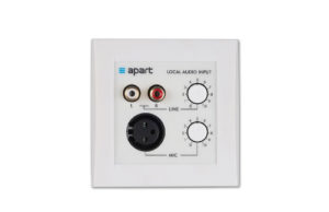 Apart Audio stellt Wandbedienfeld mit lokalen Eingängen vor