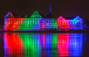 HB-Laser illuminiert eine ganze Stadt