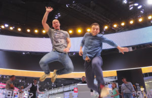 PRG XL Video realisierte „Opel Selfie Jump“ auf der IAA 2015
