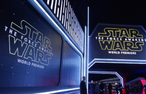 Christie bei der Weltpremiere von Star Wars Episode VII