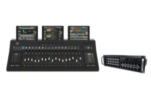 Digitales Mischsystem AXIS mit Dante Funktionalität von Mackie