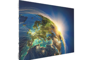 Transparentes OLED-Display mit moderner Touch-Technologie