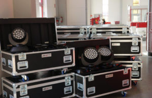 Zahlreiche Sparx im Kaiser Showtechnik Vermietpark