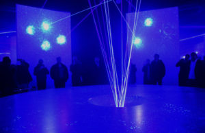 Vorgeschmack auf multimediale Inszenierung im Deutschen Expo-Pavillon