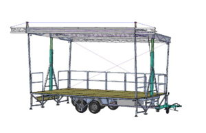 Neue Trailerbühne mit großer Dachlastkapazität