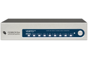 Ferrofish Verto integriert ADAT und MADI in Dante-Netzwerke