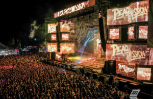 Hauptbühne von Stageco für das SonneMondSterne-Festival