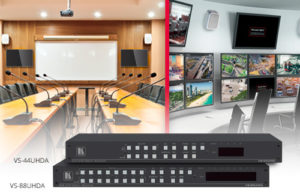 Kramer präsentiert Matrixschalter VS-44 UHDA und VS-88 UHDA