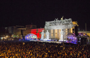 Milos Stahltraversen für Einheitsfeierlichkeiten