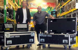 TSE investiert in Cameo Light Zenit W600 Washlights