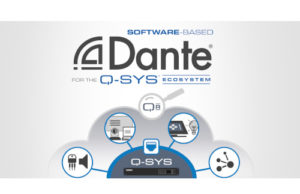 Softwarebasiertes Dante für das Q-SYS Ecosystem