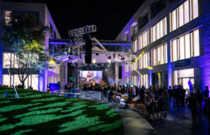 dlp motive illuminiert Einweihungsfeier