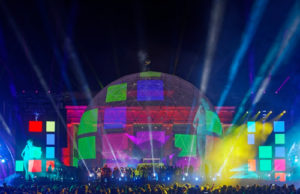 Martin und MA Lighting beim Mauerfall-Festakt