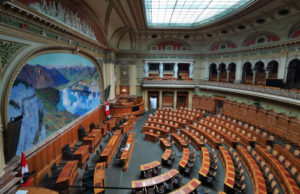 Stage Tec Equipment für das Schweizer Parlament