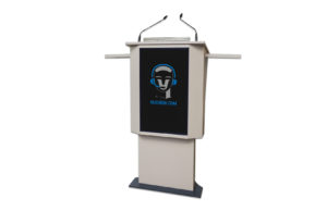 Kuchem Konferenz Technik stellt Medienmöbel-Lineup für 2021 vor Rednerpult, barrierefrei (Fotos: Kuchem Konferenz Technik)