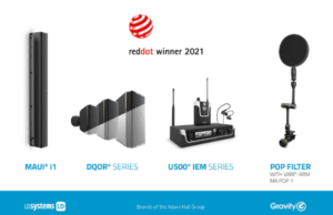 Mehrere Red Dot Awards für die Adam Hall Group