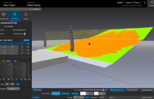 Software für die Line-Array-Konfiguration von Electro-Voice
