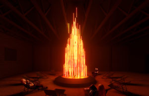 Robe Equipment für Lichtkunstgalerie Dark Matter