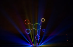 Nocturne Drone Shows stellt mit E.ON Weltrekord auf