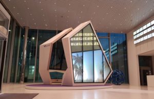 Medieninstallation von Sinus für Merck Innovation Center