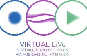 Virtual LiVe: Neues Fraunhofer Projekt zur Virtualisierung von Live-Veranstaltungen Logo (Foto: Fraunhofer Virtual LiVe)
