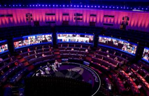 Chauvet illuminiert Event im Europäischen Parlament