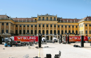 Eventpanther und GH Prosound gründen Wirkung.Live Einsatz am Schloss Schönbrunn in Wien (Foto: Wirkung live GmbH)
