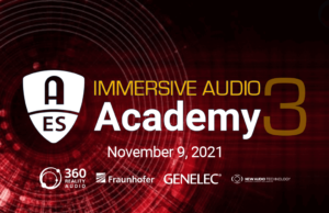 Dritte AES Immersive Audio Academy am 9. November (Logo: Audio Engineering Society)
