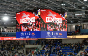LG Electronics stattet Eishockeystadion HCAP-Arena mit Digital Signage aus Digital-Signage von LG in der HCAP-Arena (Fotos: LG Electronics)