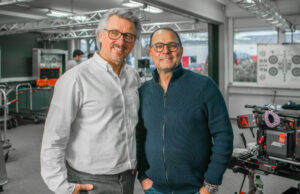 Neuer Geschäftsführer startet bei PRG Cinegate Kai Habermann und Martin Abert (von links, Foto: PRG Cinegate)