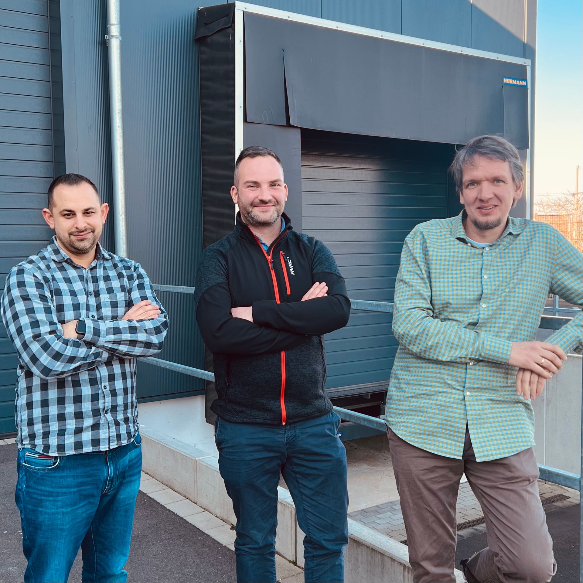 Sebastian Huwig, René Lohr und Marcus Plum (von links, Foto: trust.rental GmbH)