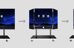 Bildkraft nimmt klappbares Großdisplay ins Portfolio auf