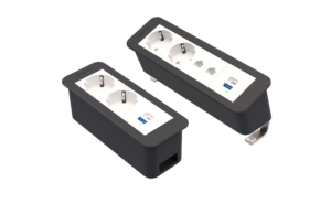 Tischanschlussfelder aus der CablePort Office Serie