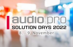 Audio Pro Solution Days Mitte November geplant