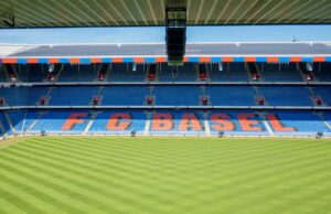 RCF HL Line Arrays im St. Jakob-Park (Fotos: RCF)