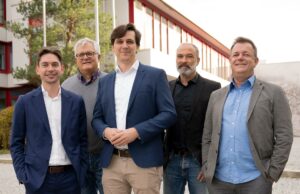 BeWunder übernimmt N&M-Bereiche Middle East und Systemintegration Felix Erdmann, Torsten Jacobs, Christoph Rupieper, Thomas Epple, Jens Gießler (von links, Foto: Neumann&Müller)