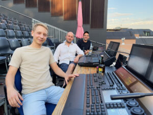 Lukas Hippe, Ulrik Gad und Clemens Walter (von links, Foto: Lightpower)
