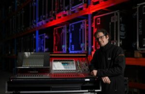 DiGiCo Quantum Serie hält Einzug bei Lightconcept Emanuel Wittersheim mir der DiGiCo Quantum 225 (Foto: Lightconcept)
